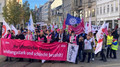 Protestaktion in Erfurt